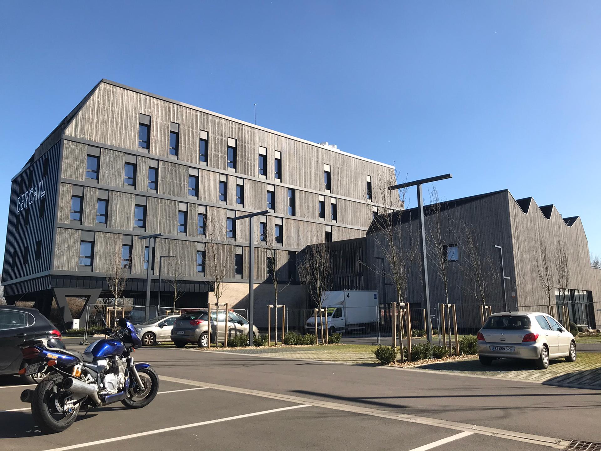 A Stabilame hotel Bercail en bois archi KVA Paris vue biai finie